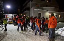 Ambulancias y equipo de rescate, Tweng, Austria 6/12/2021