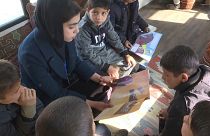 مكتبة متنقلة في العاصمة الأفغانية كابل