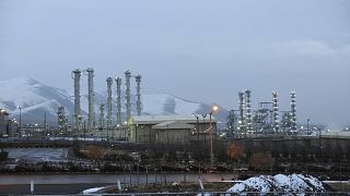 منشآة آراك النووية الإيرانية التي تعمل بالماء الثقيل بالقرب من مدينة أراك جنوب غرب العاصمة طهران