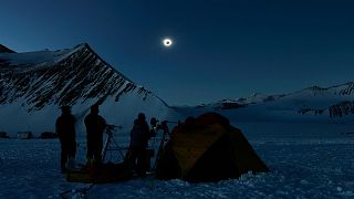 تنها خورشیدگرفتگی کامل سال ۲۰۲۱ بر فراز قطب جنوب دیده شد