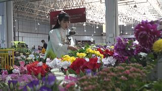 إنفلونسرز يشاركون في أكبر معرض للزهور في آسيا