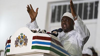 El presidente de Gambia, Adama Barrow