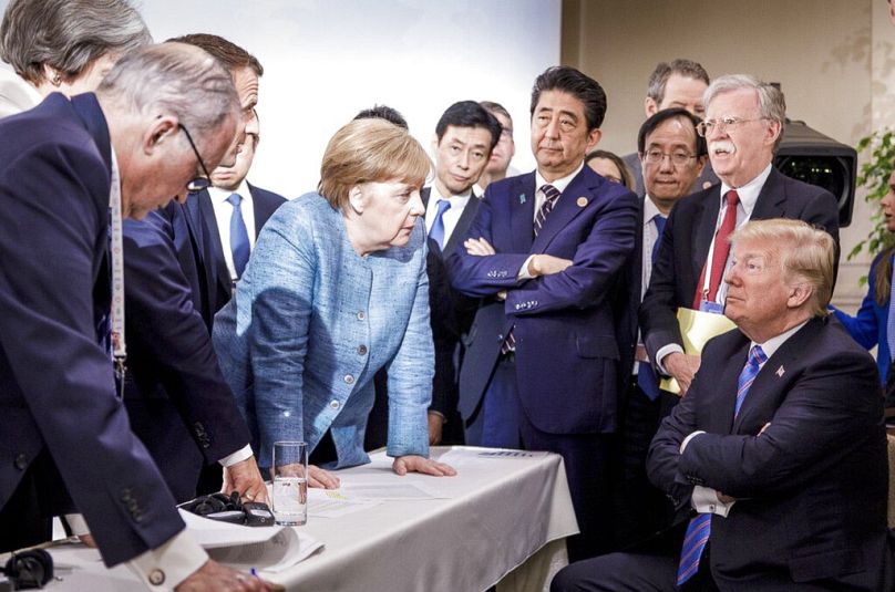 دونالد ترامپ و رهبران جهان در کنفرانس گروه هفت کشور صنعتی