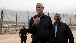 وزیر دفاع اسرائیل در مراسم رونمایی از دیوار زیرزمینی غزه