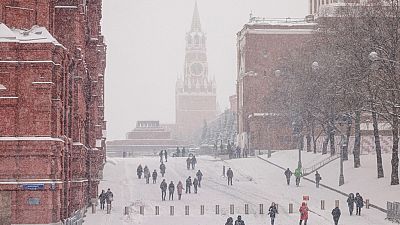 Moscú vive la mayor nevada al comienzo del invierno en 72 años