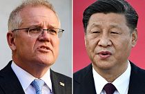 Avustralya Başbakanı Scott Morrison ve Çin Devlet Başkanı Şi Cinping
