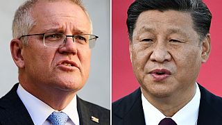 Avustralya Başbakanı Scott Morrison ve Çin Devlet Başkanı Şi Cinping