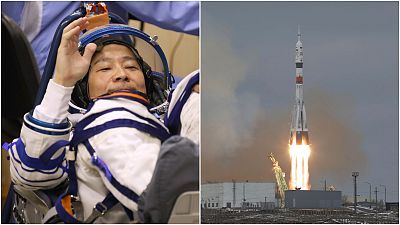 صاروخ "سويوز" روسي ينطلق إلى محطة الفضاء الدولية وعلى متنه الملياردير الياباني يوساكو مايزاوا