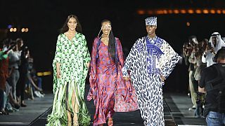 Naomi Campbell valorise la mode nigériane à l'Expo 2020 de Dubaï