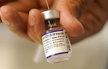Archives : scène de vaccination à Worcester (Massachussetts, USA), le 02/12/2021
