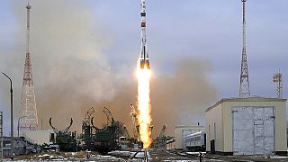 Décollage de la fusée russe transportant le milliardaire japonais Yusaki Maezawa vers l'ISS - Baïkonour, le 08/12/2021