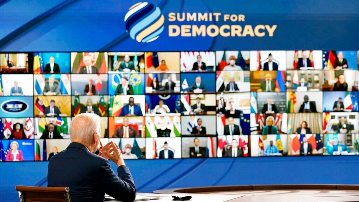 نشست مجازی دموکراسی به ابتکار جو بایدن