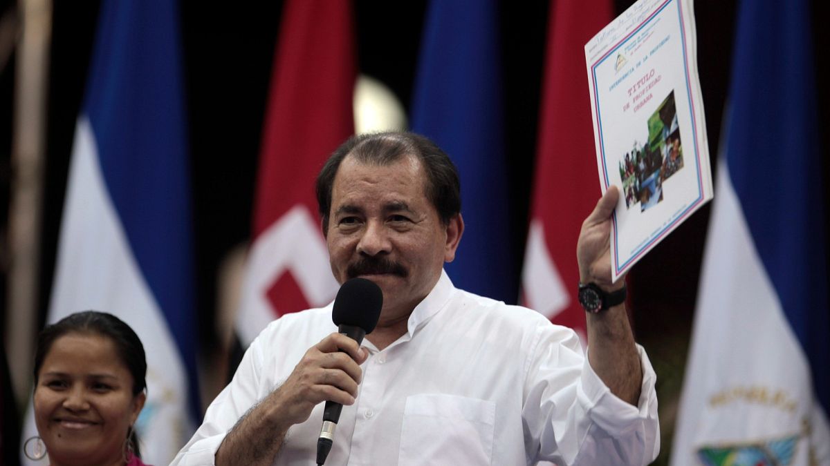رئيس نيكاراغوا دانييل أورتيغا 