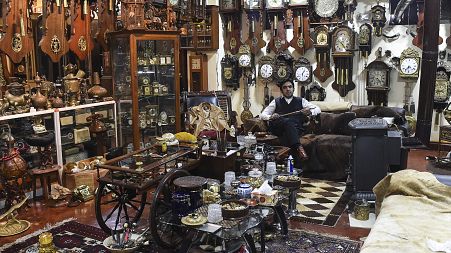 Hundreds of antique clocks can be found in Gul Kakar's collection in Quetta, Pakistan 