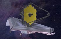 This 2015 artist's rendering provided by Northrop Grumman via NASA shows the James Webb Space Telescope.