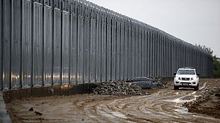 Türkiye Yunanistan sınırında çelik duvar (Arşiv)