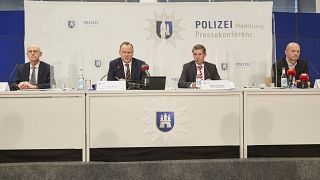 German security officials held a press conference on Friday.