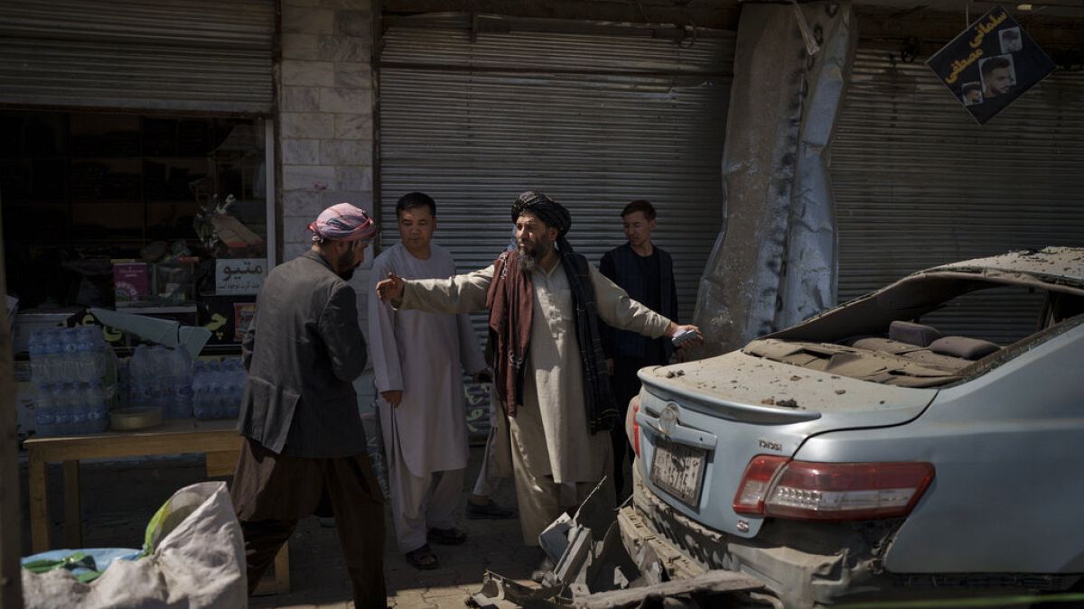 عکس تزیینی و مربوط به انفجار ۱۸ سپتامبر در کابل است