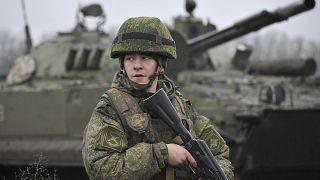 رزمایش نظامی روسیه در نزدیکی مرز اوکراین
