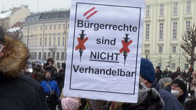 Anti-Covid demonstrations around Europe