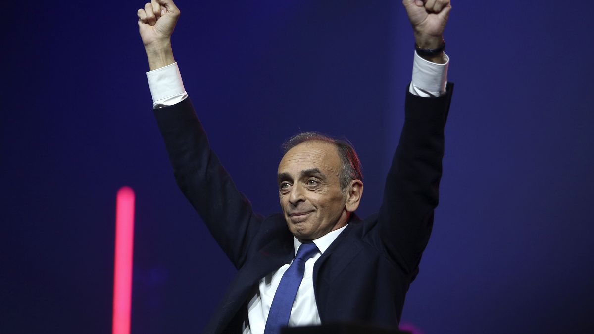 إريك زمور، المرشح اليميني المتطرف لانتخابات فرنسا الرئاسية لعام 2022
