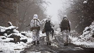 سربازان ارتش اوکراین، منطقه دنباس