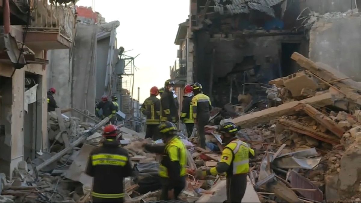 Gasexplosion auf Sizilien mit Toten: "Es sieht aus wie Beirut"