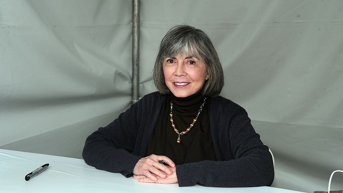 Anne Rice attends LA Times Festival of Books, Sun, April. 22, 2012, at the USC Campus in Los Angeles.