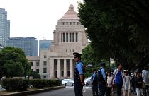 مقر رئاسة الحكومة اليابانية في طوكيو.