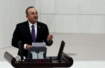 Dışişleri Bakanı Mevlüt Çavuşoğlu, TBMM'de bakanlığının 2022 yılı bütçesi üzerine konuşma yaptı