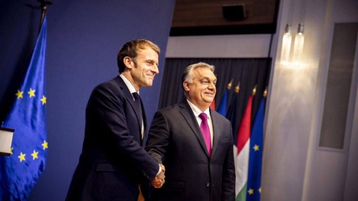 Emmanuel Macron ve Victor Orban (arşiv)