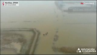Le nord de l'Espagne frappé par les pires inondations depuis 10 ans