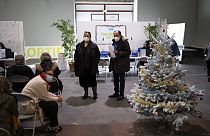 Dans un centre de vaccination à Marseille (sud de la France), le 01/12/2021