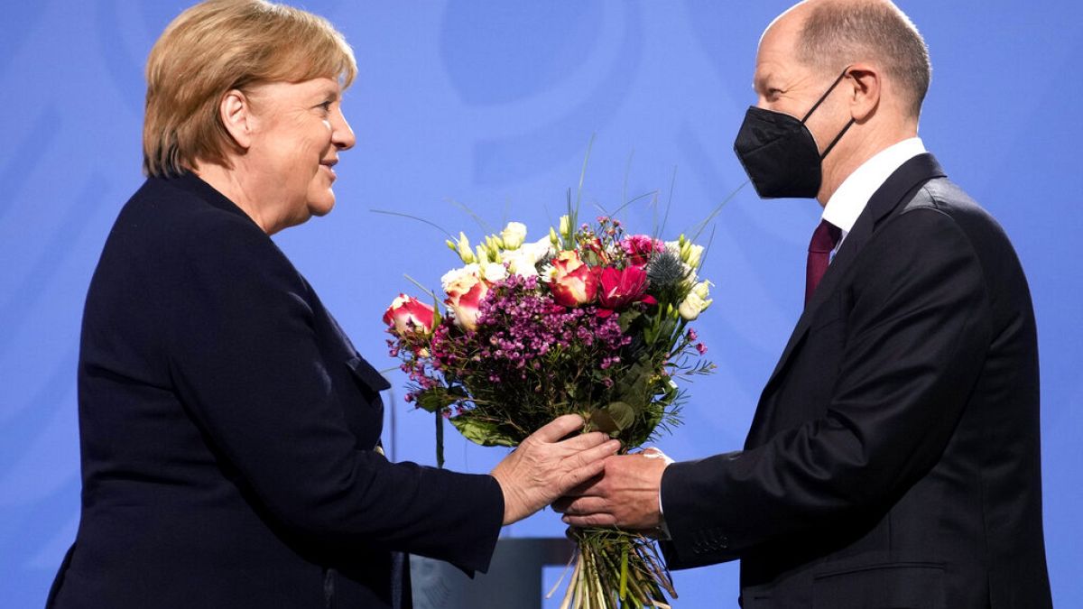 Angela Merkel; Olaf Scholz
