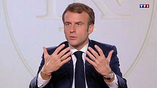 Emmanuel Macron interviewé par TF1/LCI