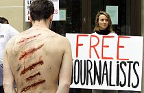Archives - manifestation à Paris contre l'emprisonnement de journalistes en Iran, le 10/07/2012