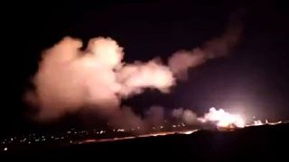 عکس آرشیوی از حمله موشکی اسرائیل به سوریه