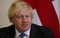 Премьер-министр Великобритании Борис Джонсон на встрече с султаном Омана в Лондоне
