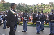Archives : Andry Rajoelina, lors de son investiture au poste de président de Madagascar, le 19/01/2019