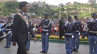 Archives : Andry Rajoelina, lors de son investiture au poste de président de Madagascar, le 19/01/2019