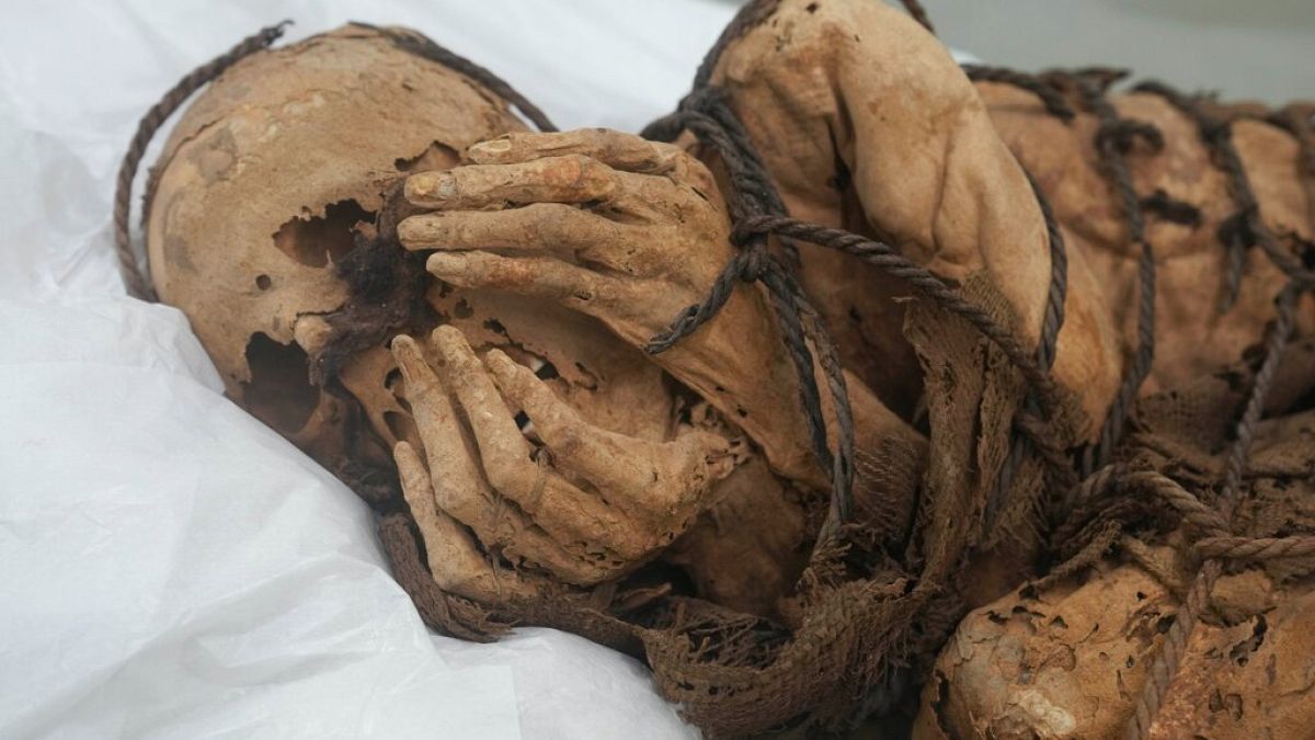 Peru'da bulunan mumya 