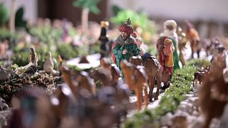 Each year in the city of Santa Lucía, more than 40 houses open their doors to display spectacular Christmas nativity scenes 