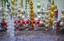 A small glassware company in Poniklá keeps the tradition of handcrafted blown-glass beaded decorations alive 