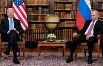 دیدار ولادیمیر پوتین و جو بایدن روسای جمهوری روسیه و آمریکا در ژنو