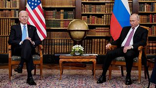 دیدار ولادیمیر پوتین و جو بایدن روسای جمهوری روسیه و آمریکا در ژنو