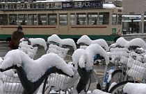 60 Zentimeter Schnee in Japan: Tendenz steigend