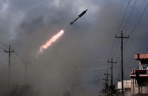 عکس آرشیوی از یک حمله راکتی در عراق