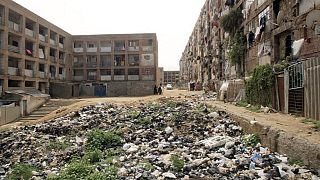 صورة من الارشيف- شوارع مغطاة بالقمامة - حي الحراش، براقي، شرق العاصمة الجزائر