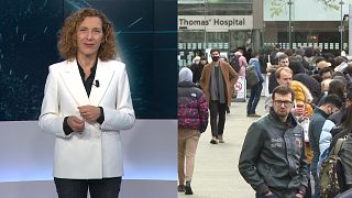 Beatriz Beiras, Euronews / Colas para vacunarse en Londres, Reino Unido 13/12/2021