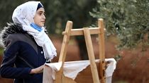 Nachwuchs-Künstlerin im Kriegsland Syrien: "Ich male Hoffnung"